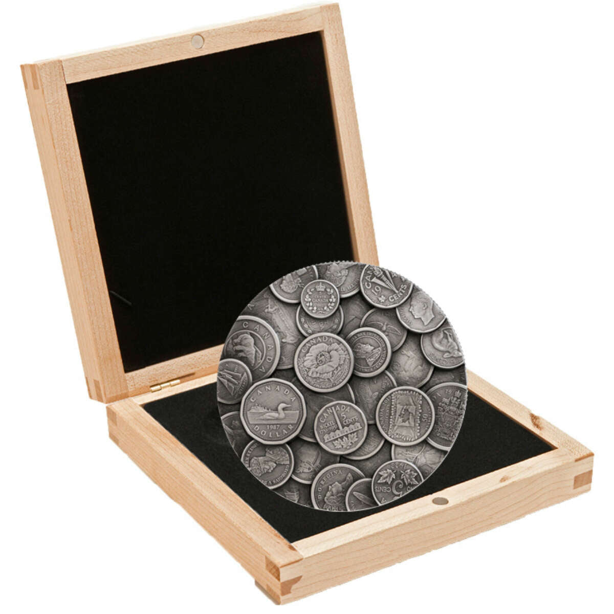 2017 $250 The Canadian Coin Collection - Pure Silver Kilo Coin