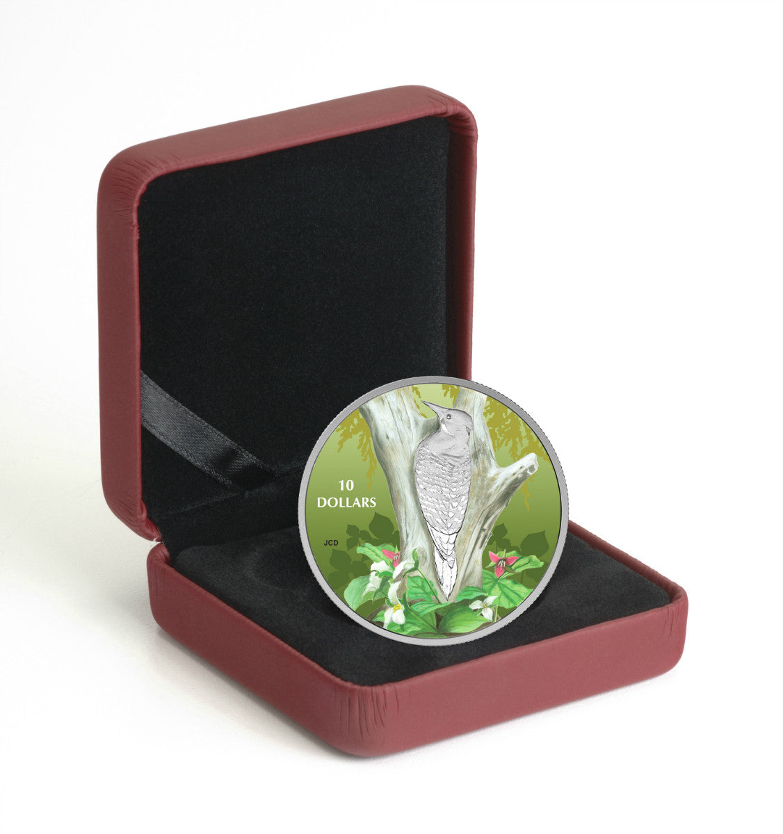 2017 $10 Birds Among Nature's Colours: Northern Flicker - Pure Silver Coin