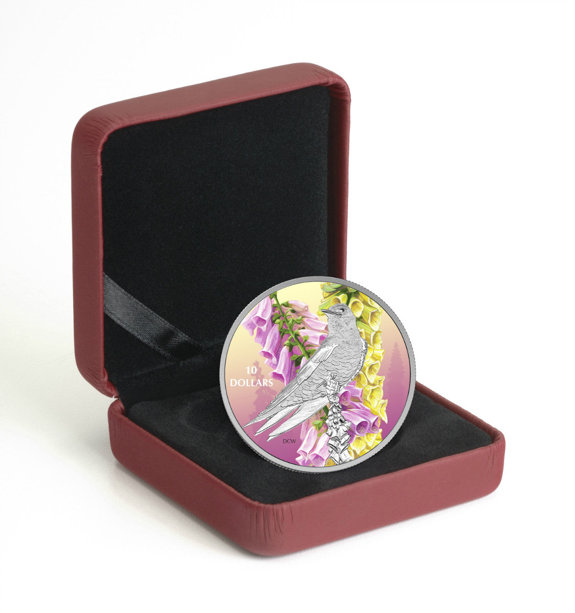 2017 $10 Birds Among Nature's Colours: Purple Martin - Pure Silver Coin