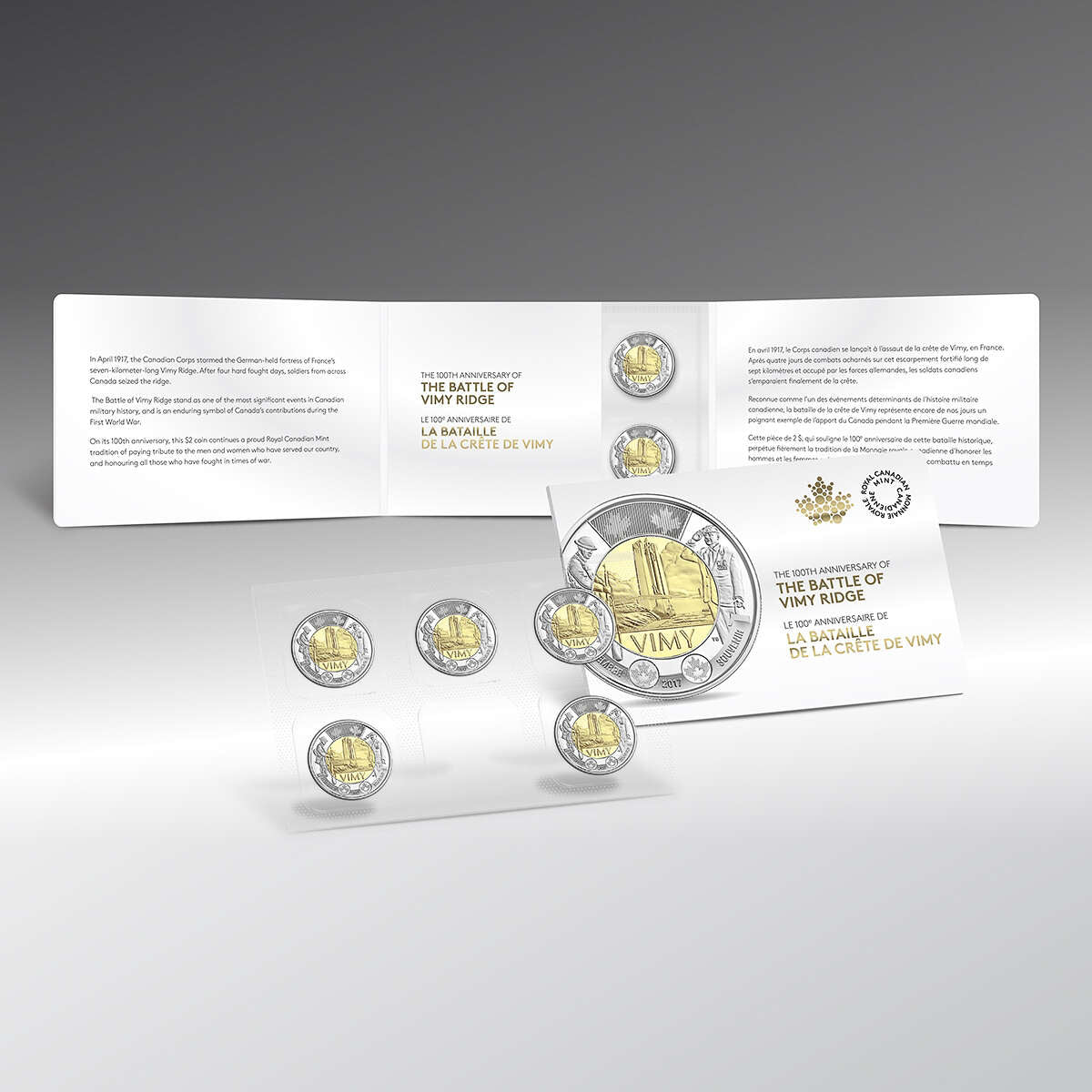 2017 $2 Canada 150: The Battle of Vimy Ridge - 5 Coin Circulation Pack