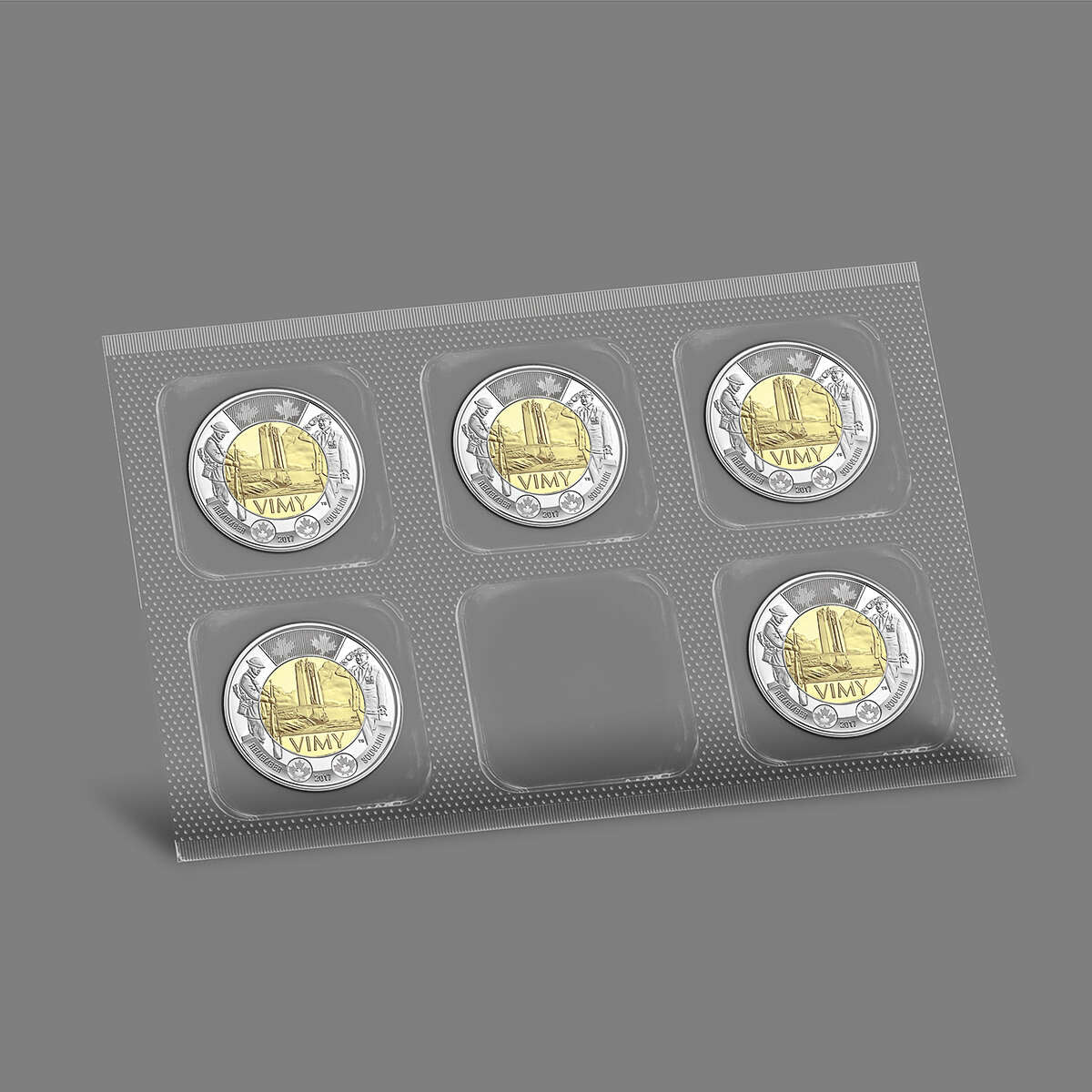 2017 $2 Canada 150: The Battle of Vimy Ridge - 5 Coin Circulation Pack