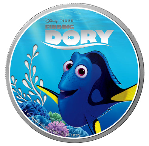 2016 $2 Finding Dory - Pure Silver Coin Set