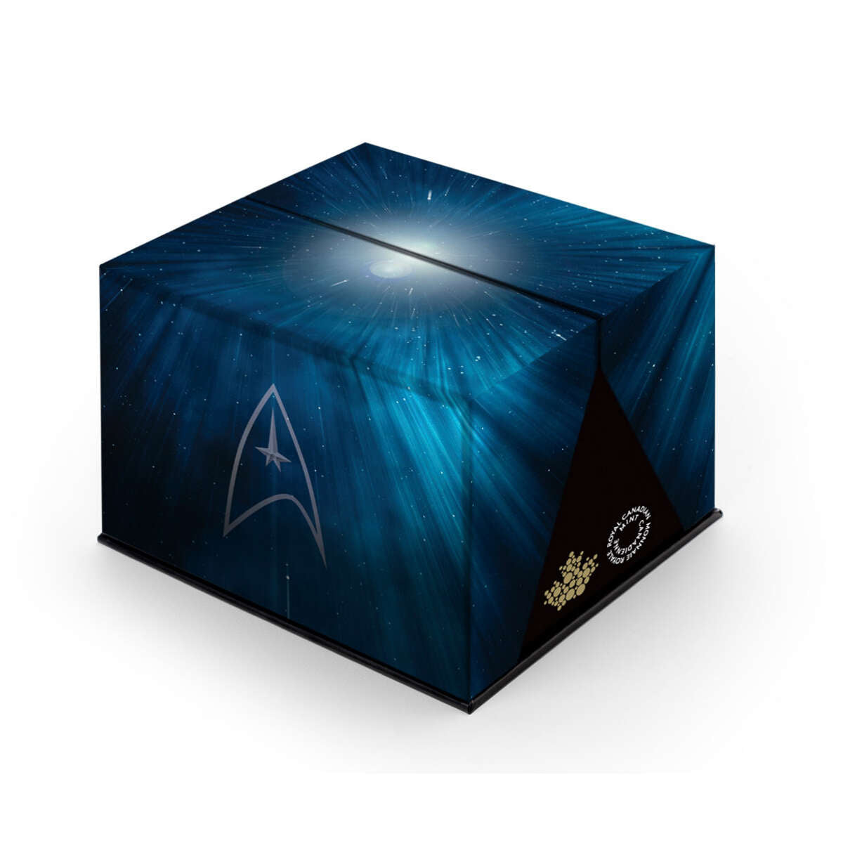 2017 $30 Star Trek??: Five Captains - Pure Silver Coloured Glow-in-the-Dark Coin