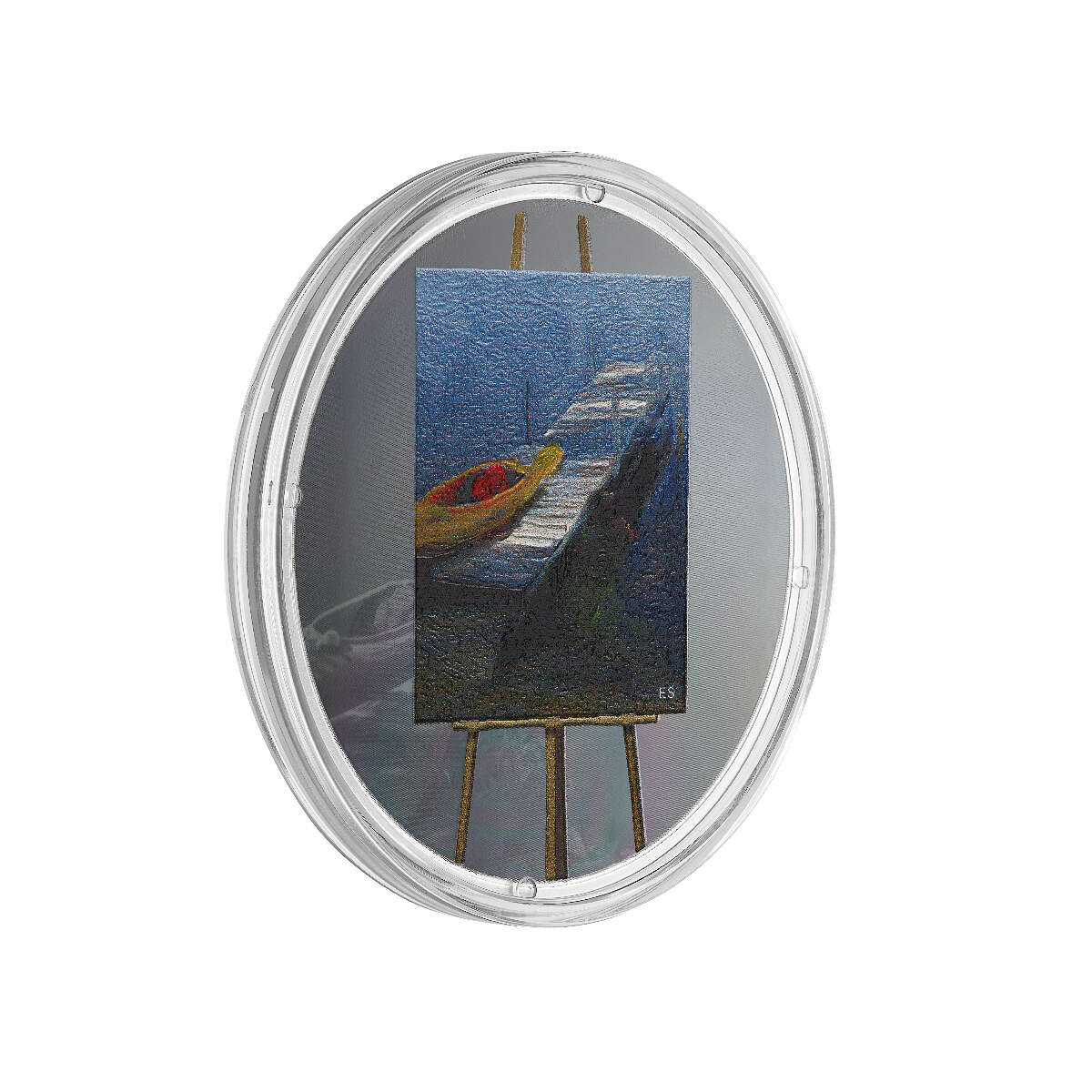 2017 $20 En Plein Air: A Paddle Awaits - Pure Silver Coin
