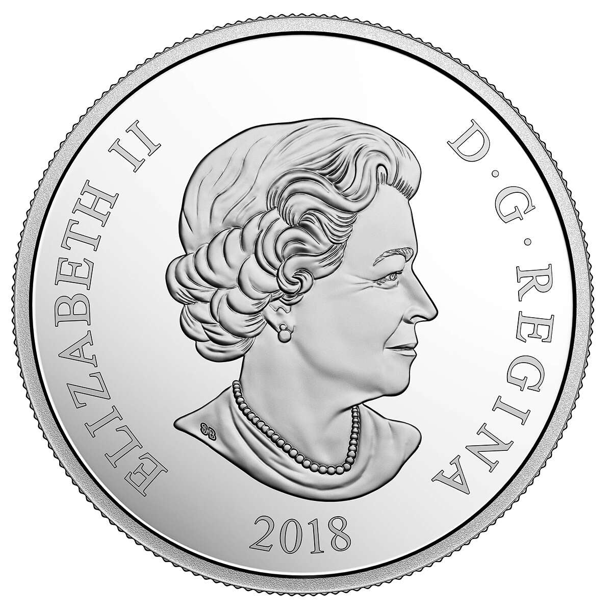 2018 $30 Falling 3D Gold Maple Leaf - Pure Silver + 18K Gold