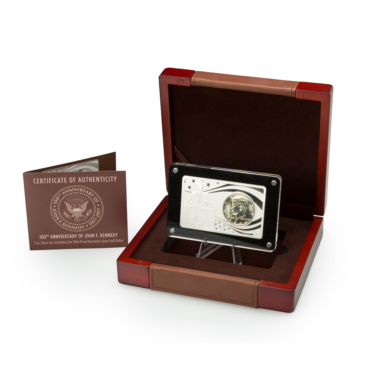 1964 100th Anniversary of John F. Kennedy - Silver Coin Bar
