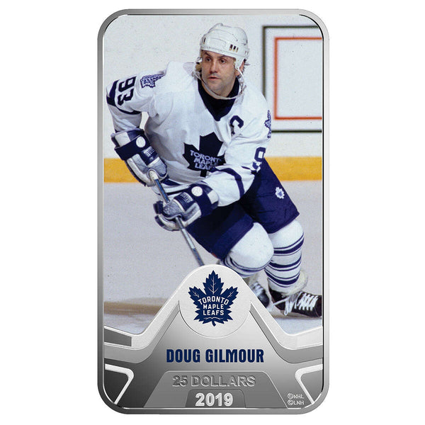 2019 $25 Doug Gilmour: Toronto Maple Leafs - Fine Silver Coin