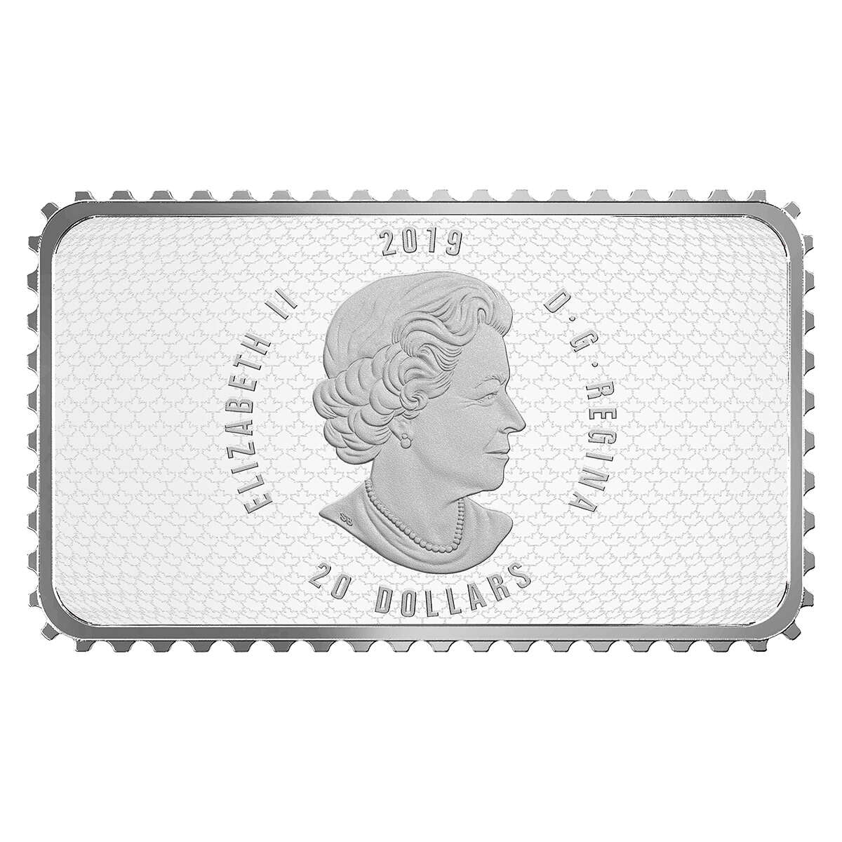 2019 $20 Canada's Historical Stamps: Arrival of Cartier - Pure Silver Coin
