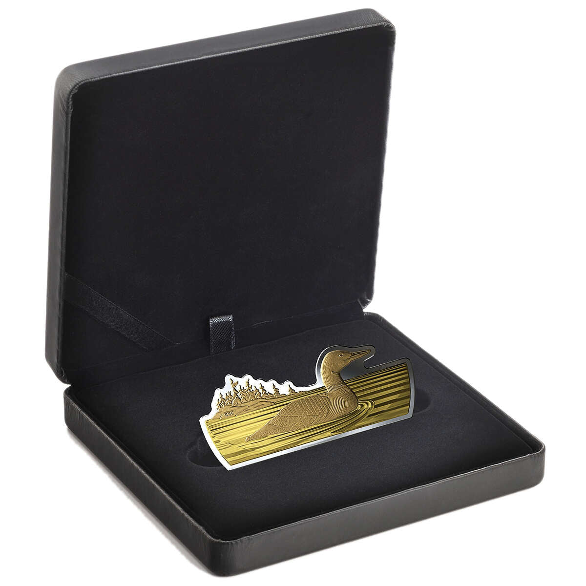 2020 $50 Real Shapes Coins: Loon - Pure Silver Coin