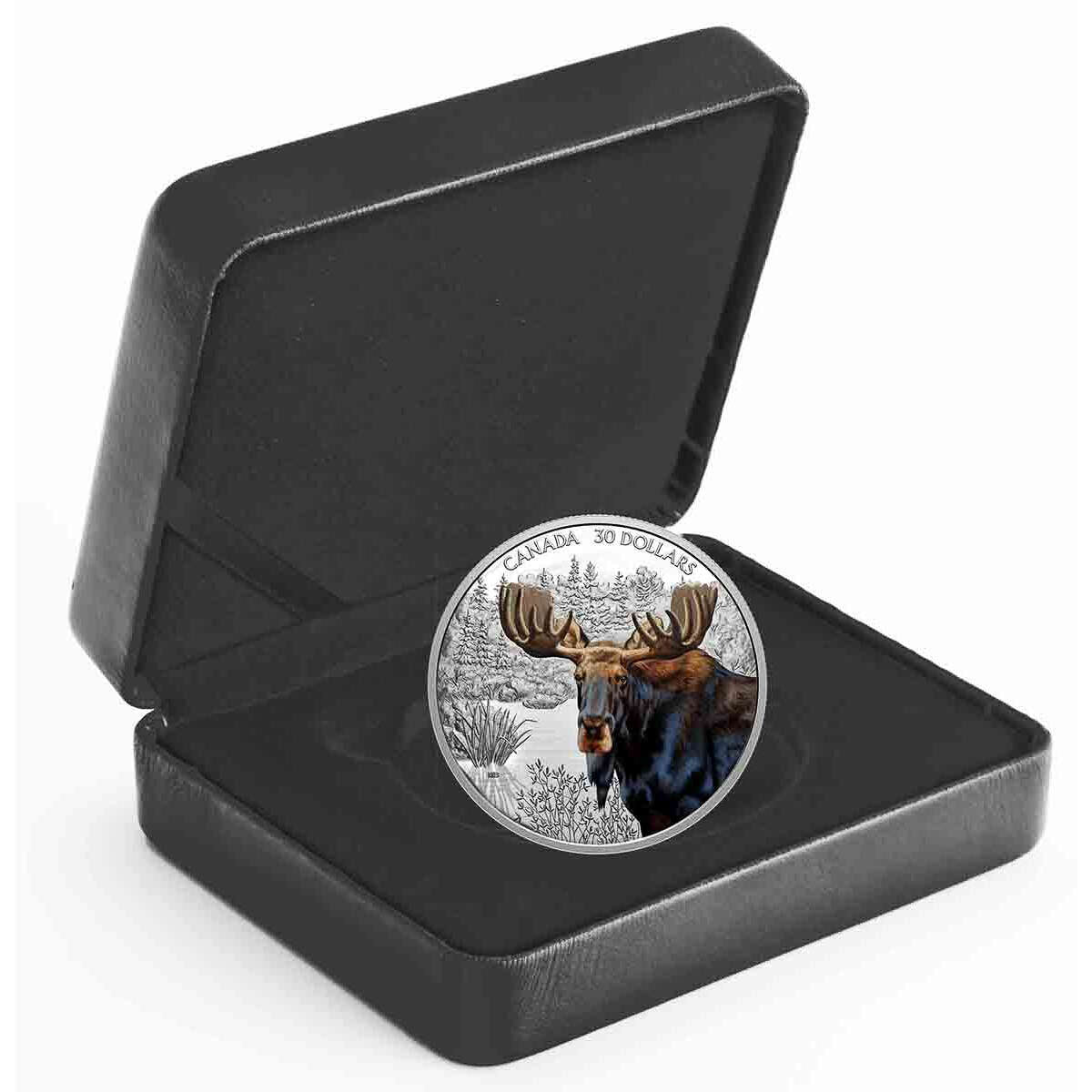 2020 $30 Imposing Icons: Moose - Pure Silver Coin