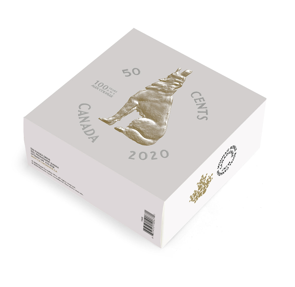 2020 50c 100th Anniversary of the Birth of Alex Colville - Pure Silver Coin