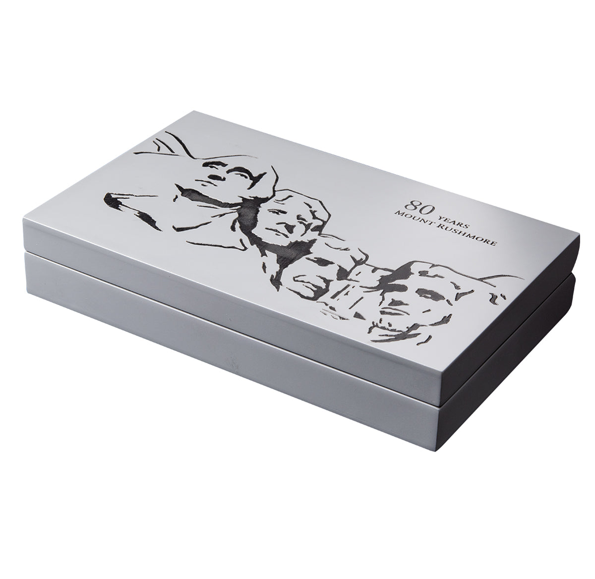 2021 $5 80 Years Mount Rushmore - Pure Silver 4 Coin Set