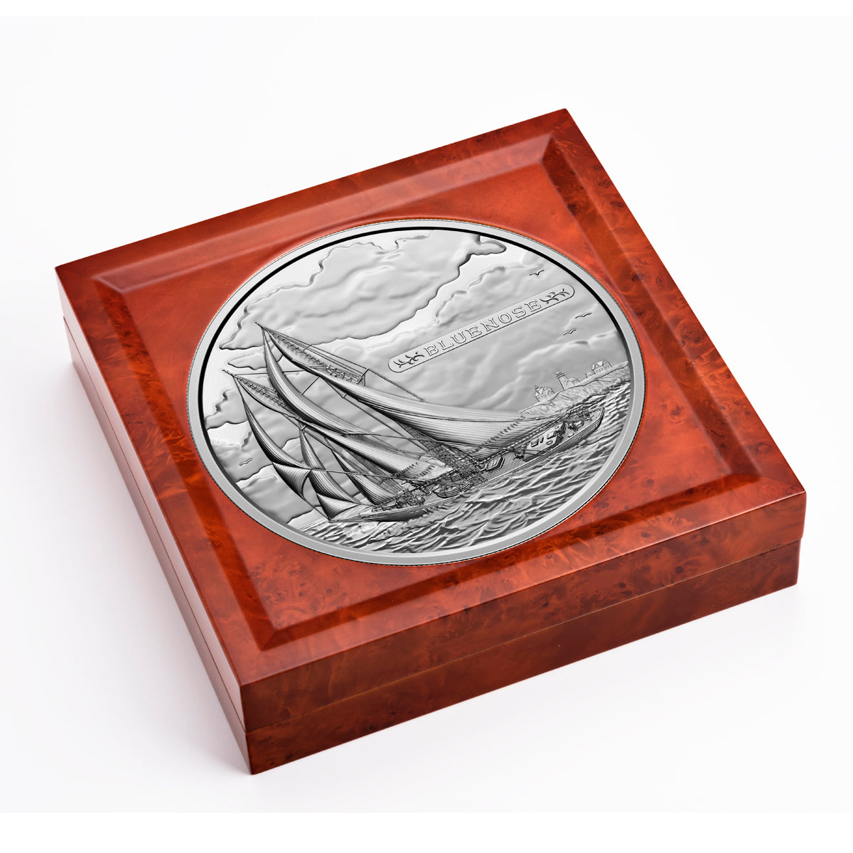2021 $500 100th Anniversary of the Bluenose - 5-Kilo Pure Silver Coin
