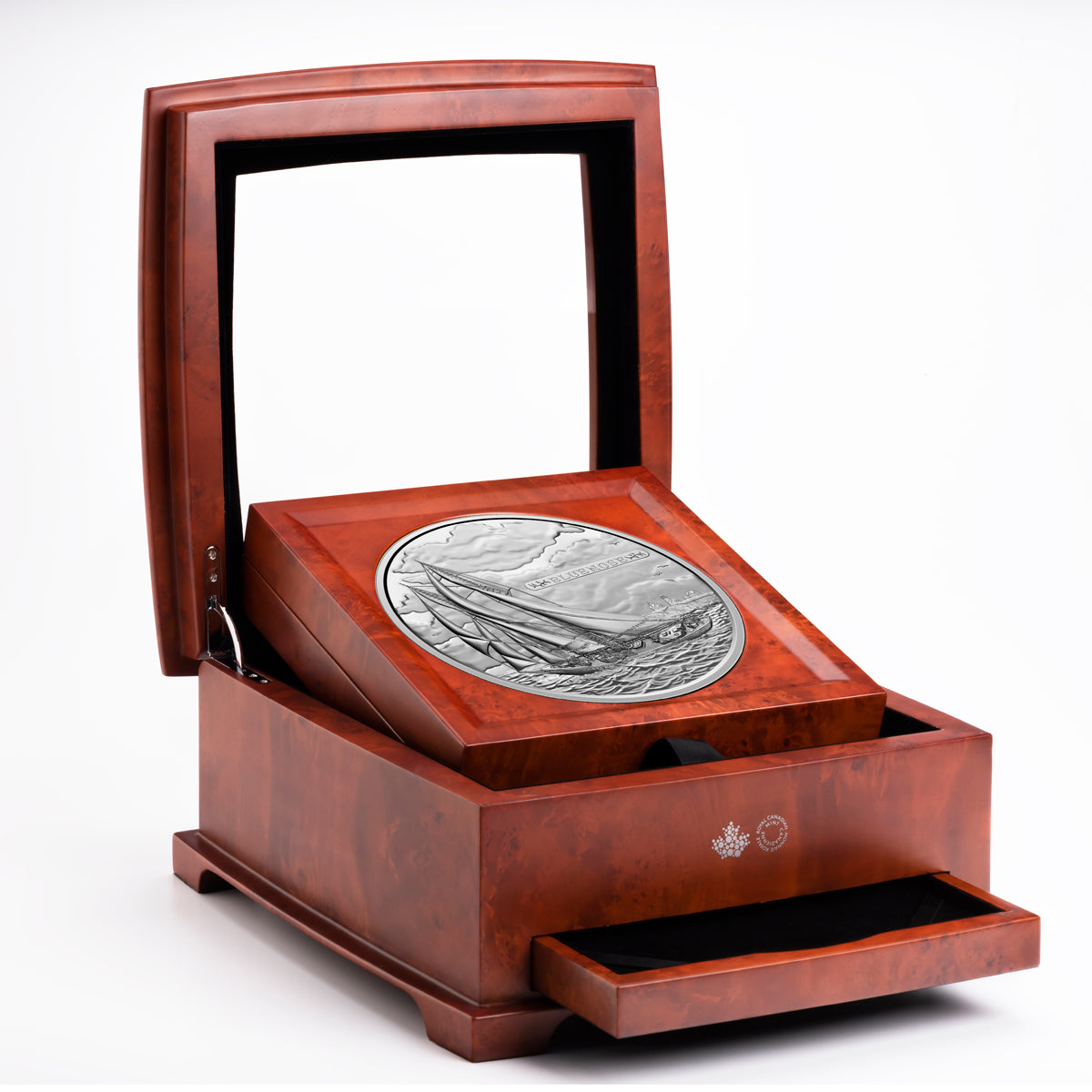 2021 $500 100th Anniversary of the Bluenose - 5-Kilo Pure Silver Coin