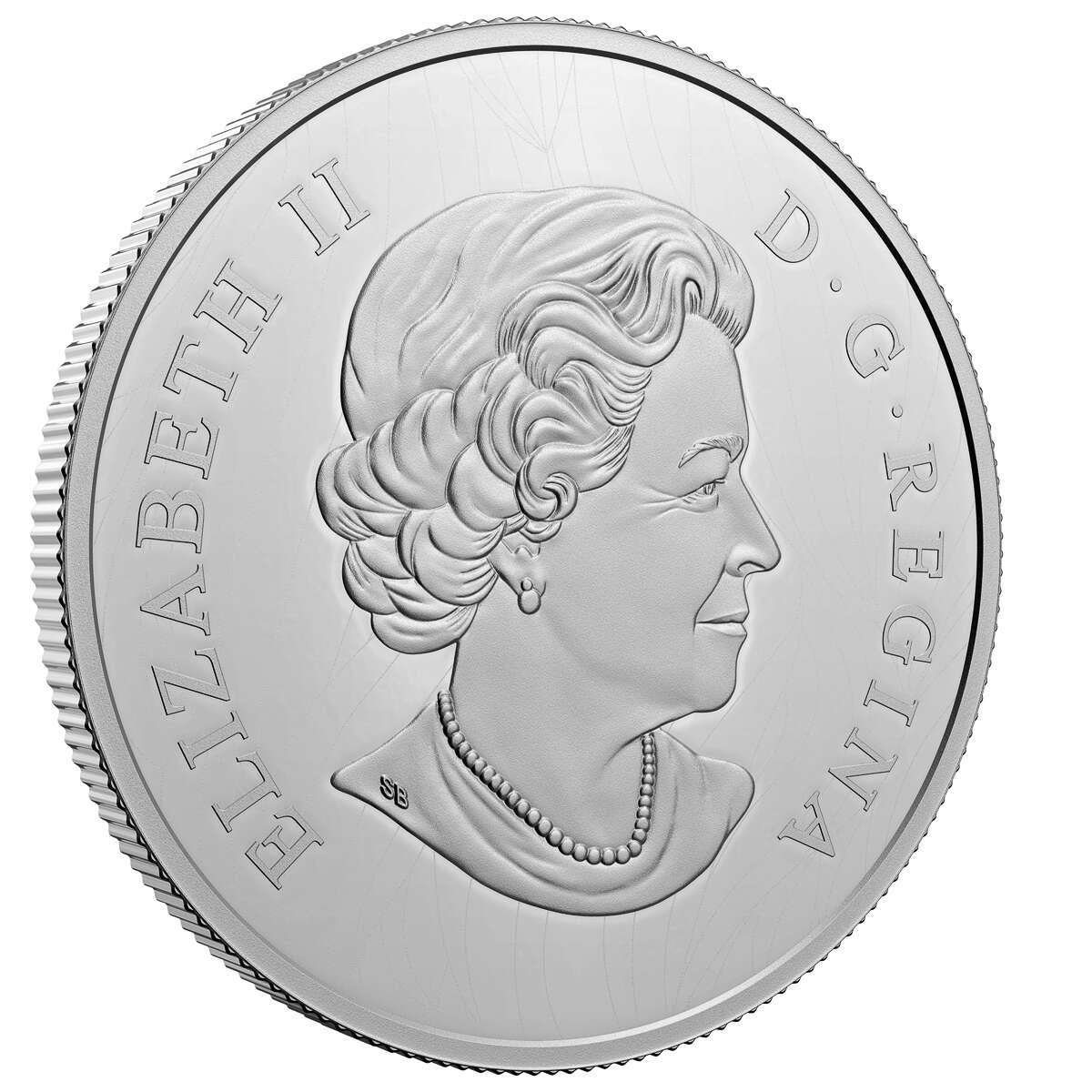 2021 $100 Wolf Sketch, By Robert Bateman - Pure Silver Coin