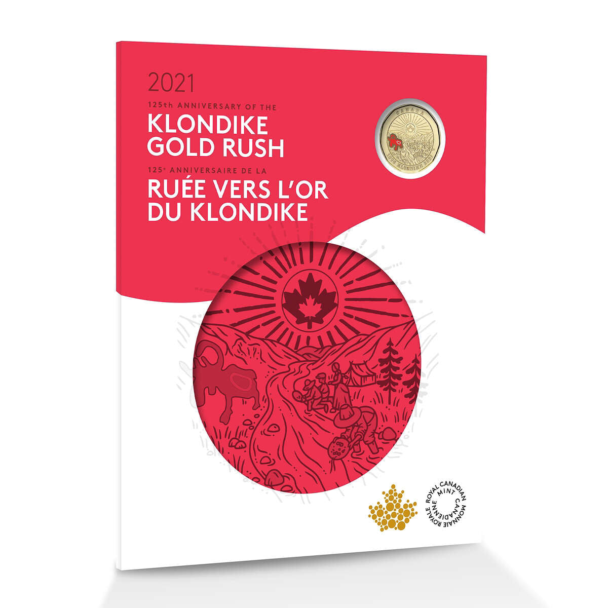 2021 125th Anniversary of the Klondike Gold Rush Commemorative Keepsake Card