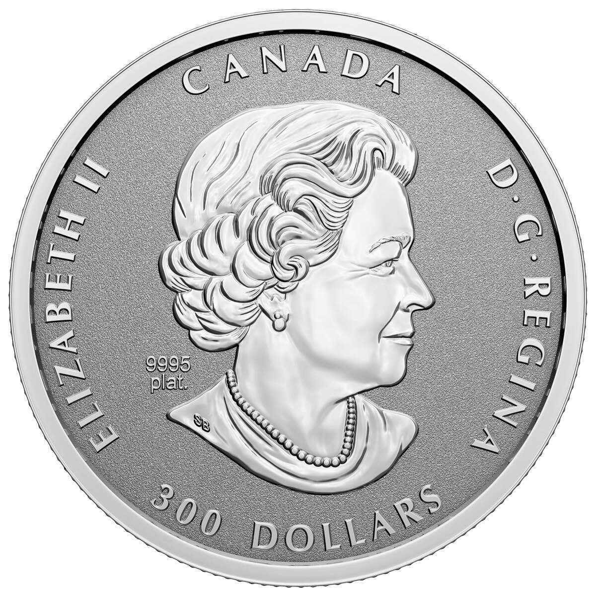 2022 $300 The Platinum Jubilee of Her Majesty Queen Elizabeth II - Pure Platinum Coin