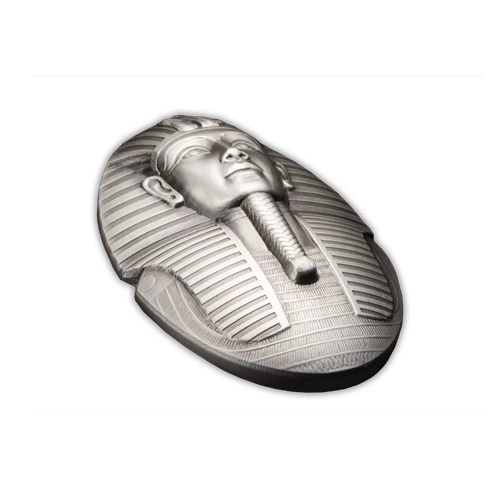 2022 The Mask of Tutankhamun - Pure Silver Shaped Coin