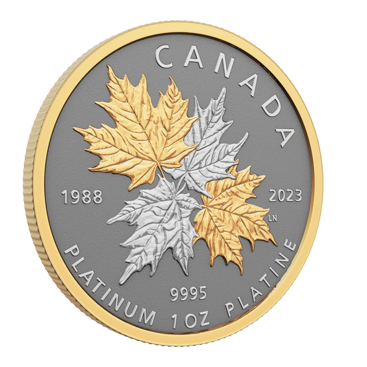 2023 $300 Maple Leaf Forever - Pure Platinum Coin