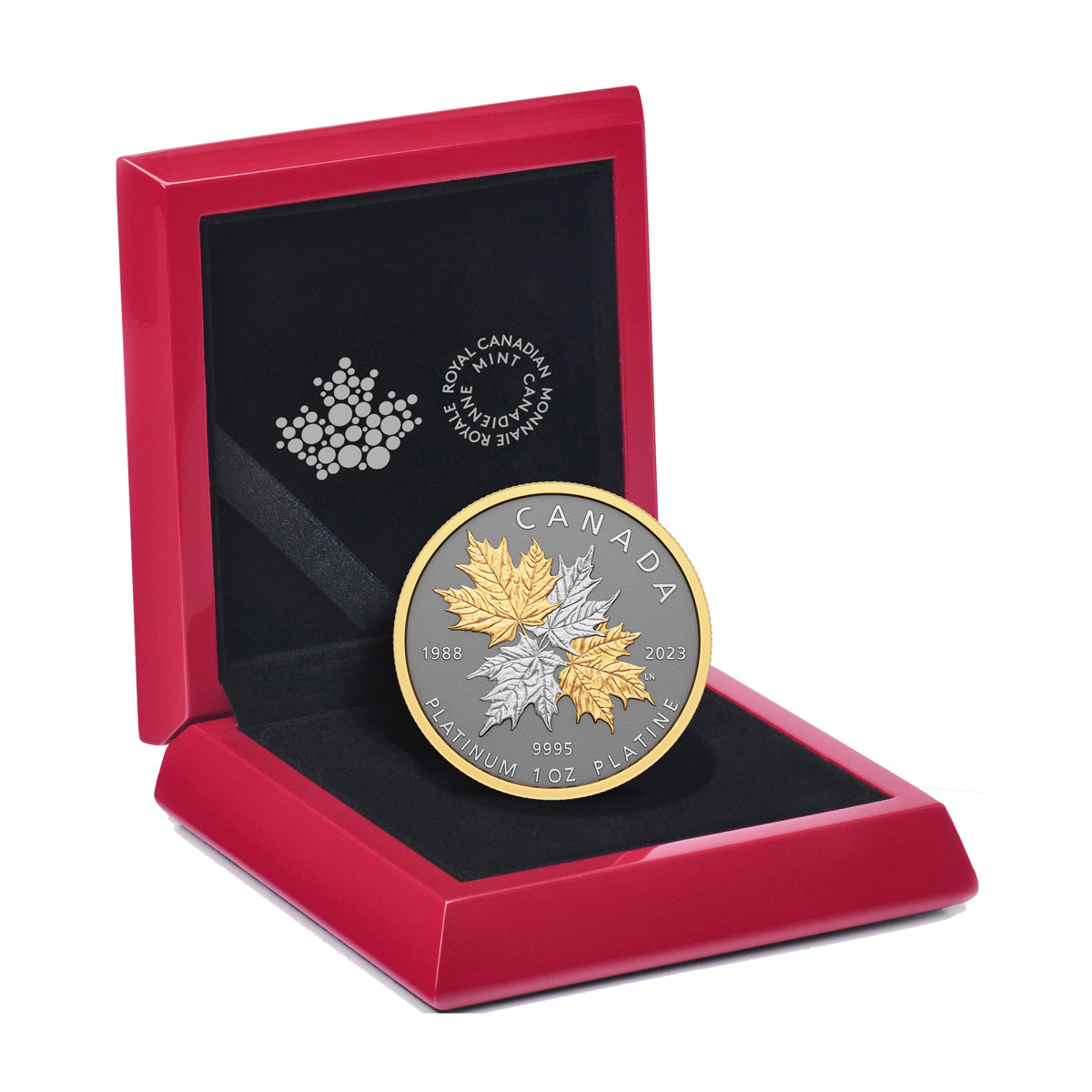 2023 $300 Maple Leaf Forever - Pure Platinum Coin