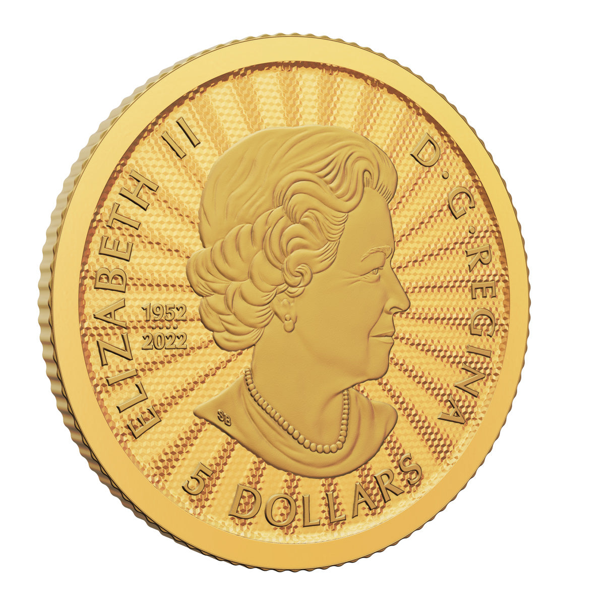 2023 $5 The Majestic Polar Bear and Cubs - Pure Gold Coin