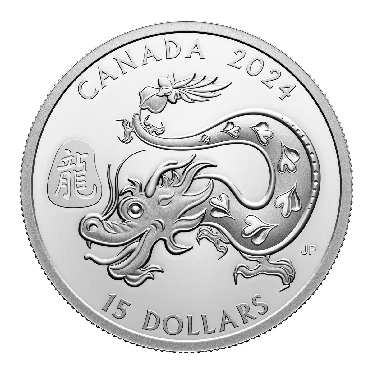 2024 15 Lunar Year Of The Dragon Fine Silver Coin