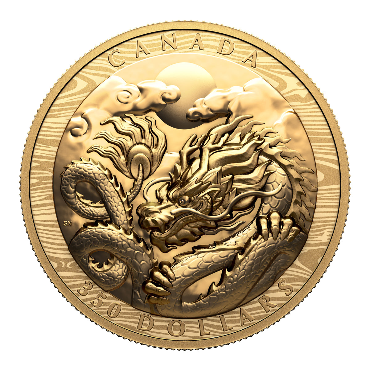 2024 $350 Year of the Dragon - Pure Gold Coin