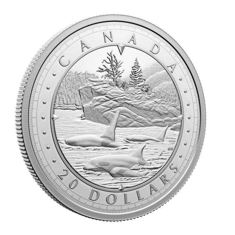 2024 $20 This is Canada: Wondrous Waters - Pacific Coast - Fine Silver Coin