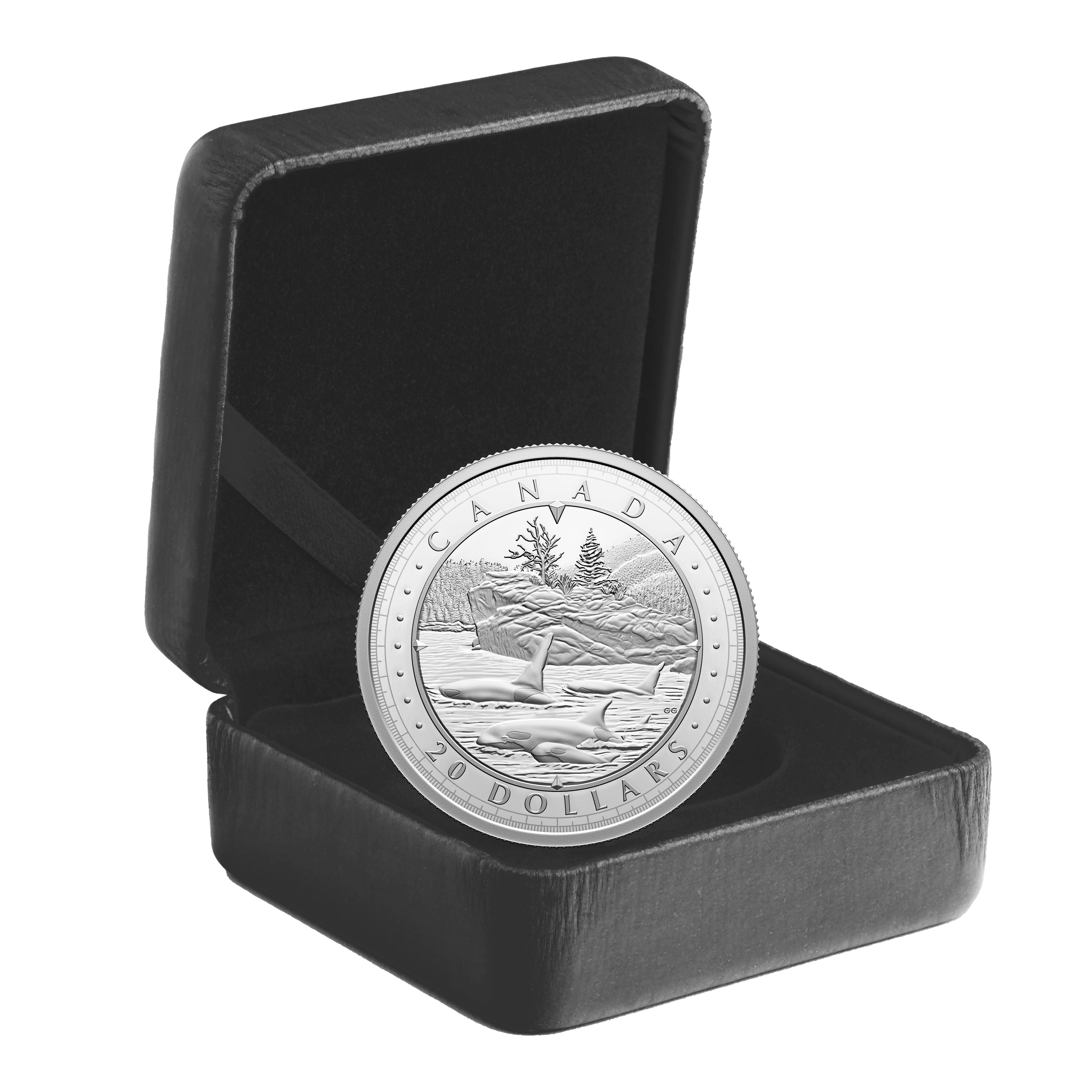 2024 $20 This is Canada: Wondrous Waters - Pacific Coast - Pure Silver Coin <i>(No Sleeve)</i>