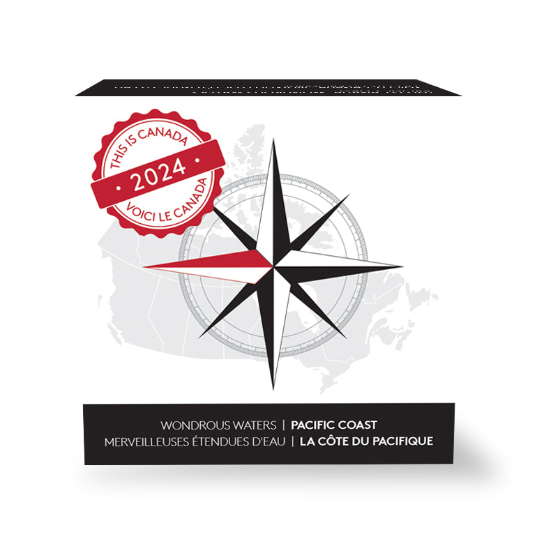 2024 $20 This is Canada: Wondrous Waters - Pacific Coast - Pure Silver Coin