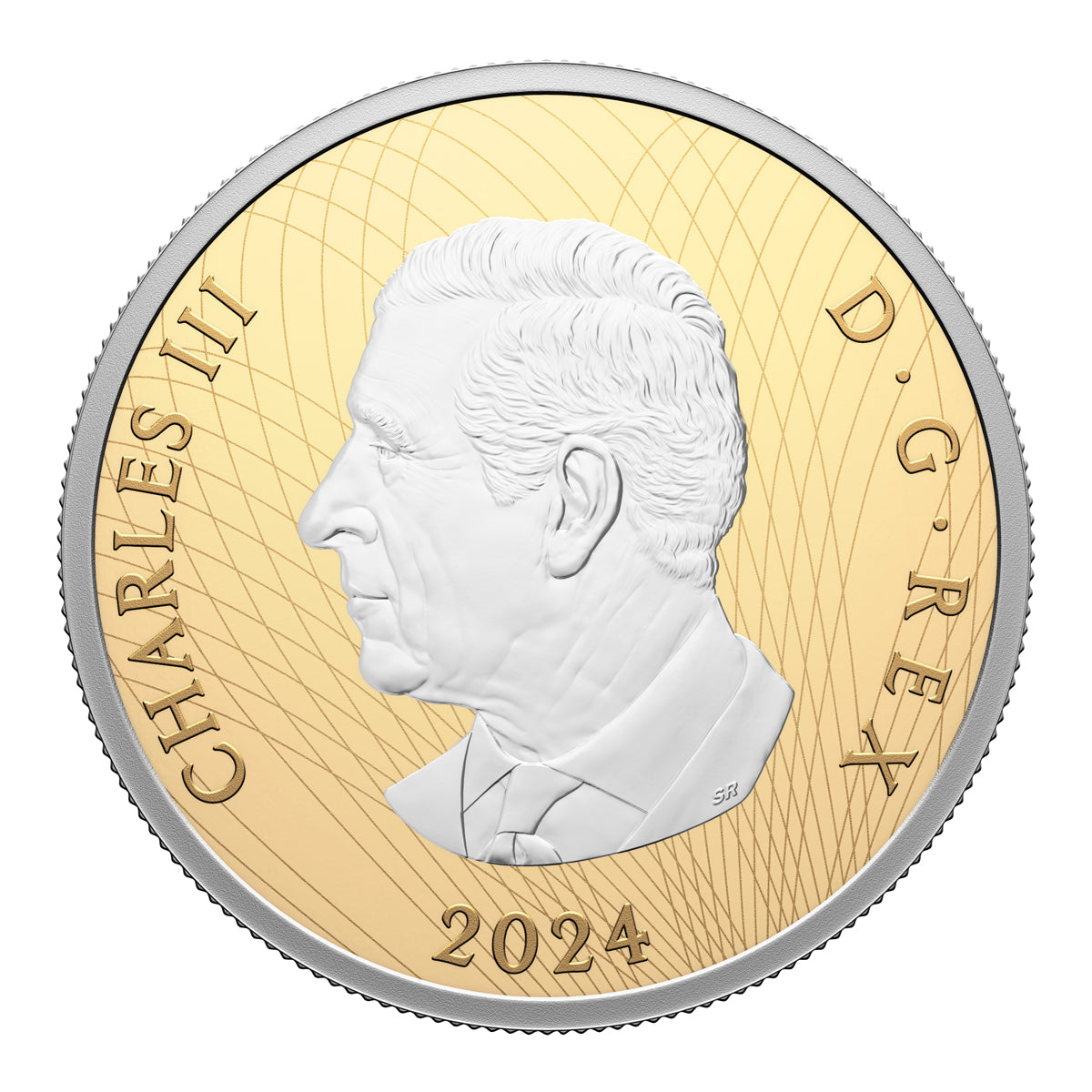 2024 $200 Sapphire Jubilee Snowflake Brooch - Pure Gold Coin