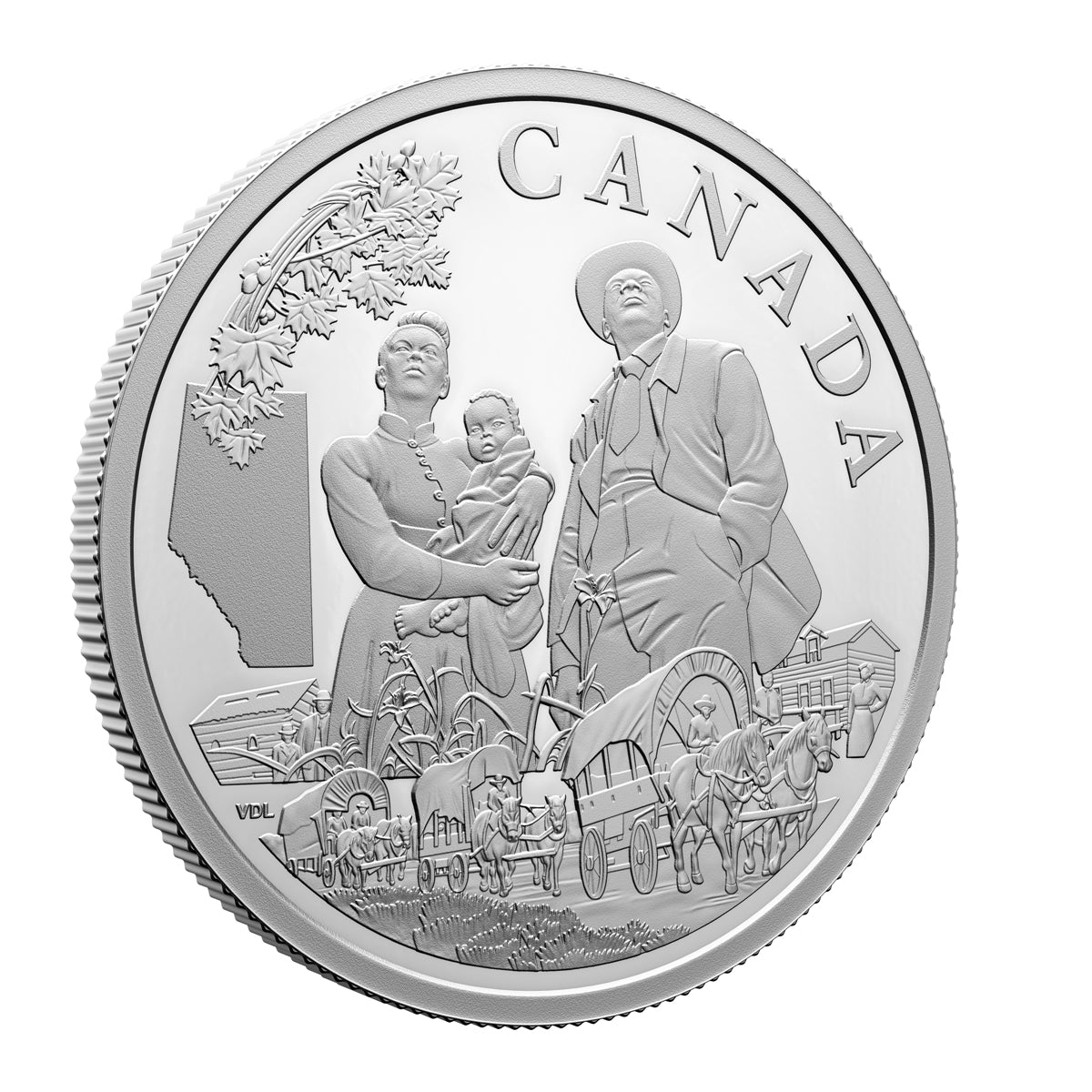 2024 $20 Commemorating Black History: Amber Valley - Pure Silver Coin