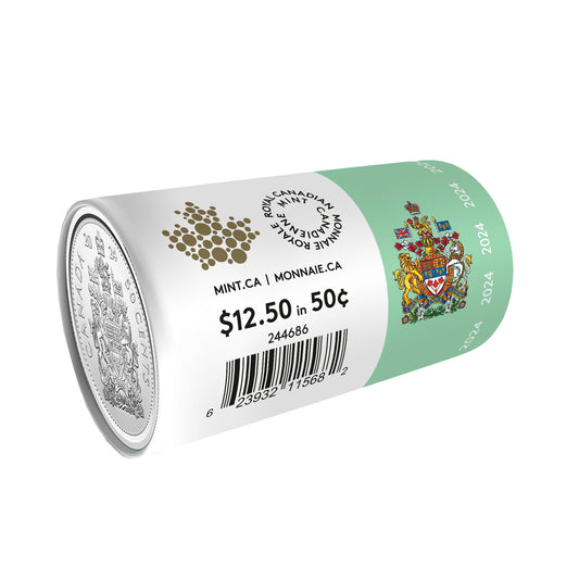 2024 50 Cent Special Wrap Circulation Roll