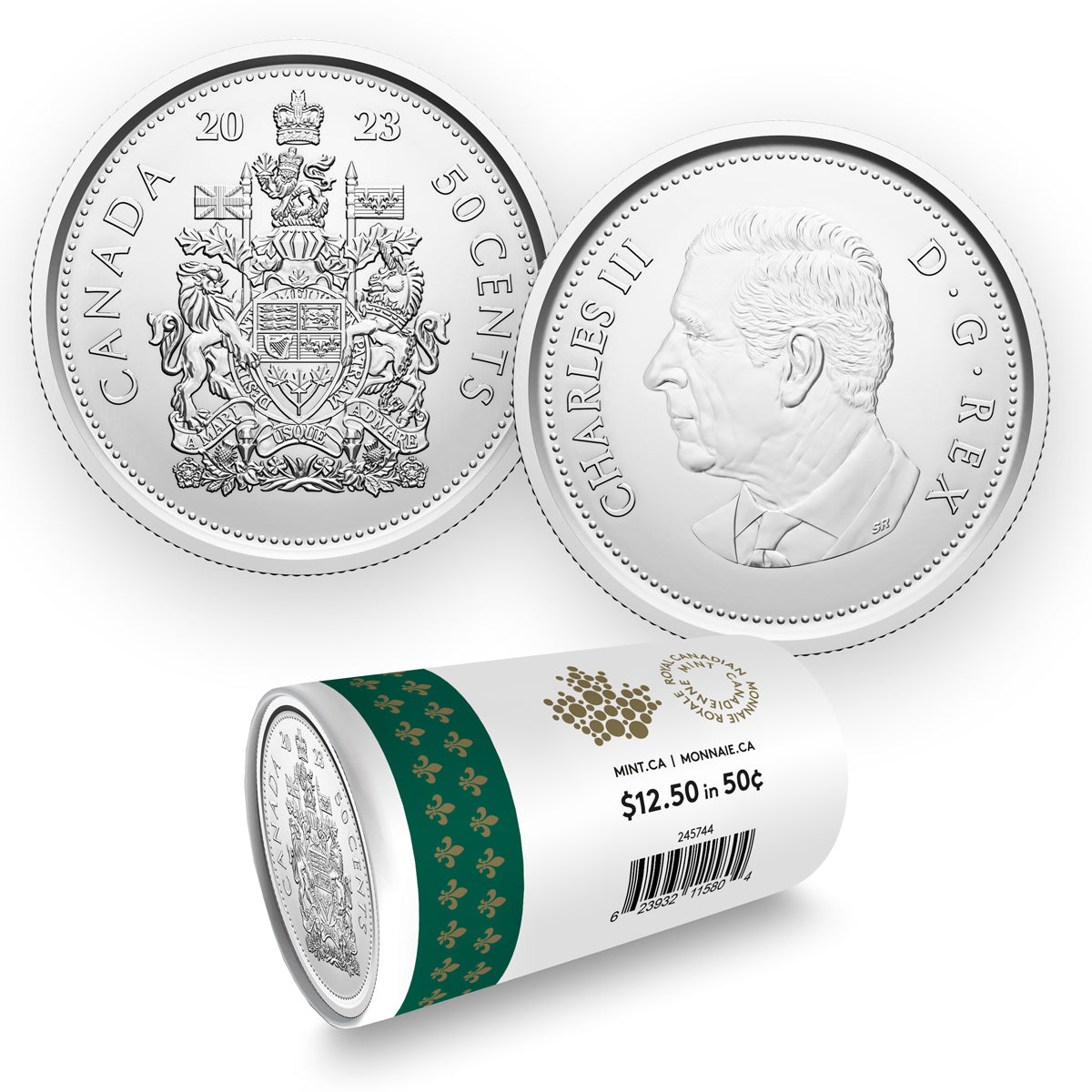 2023 50 Cent Special Wrap Circulation Roll