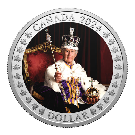 2024 $1 Anniversary of His Majesty King Charles III's Coronation - Special Edition Proof Silver Dollar