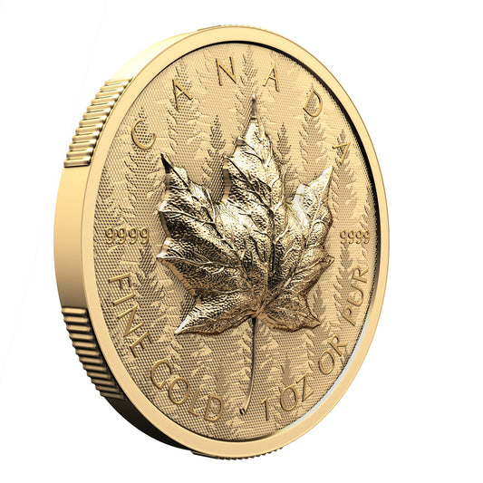 2024 $200 Ultra-High Relief 1 oz GML - Pure Gold Coin