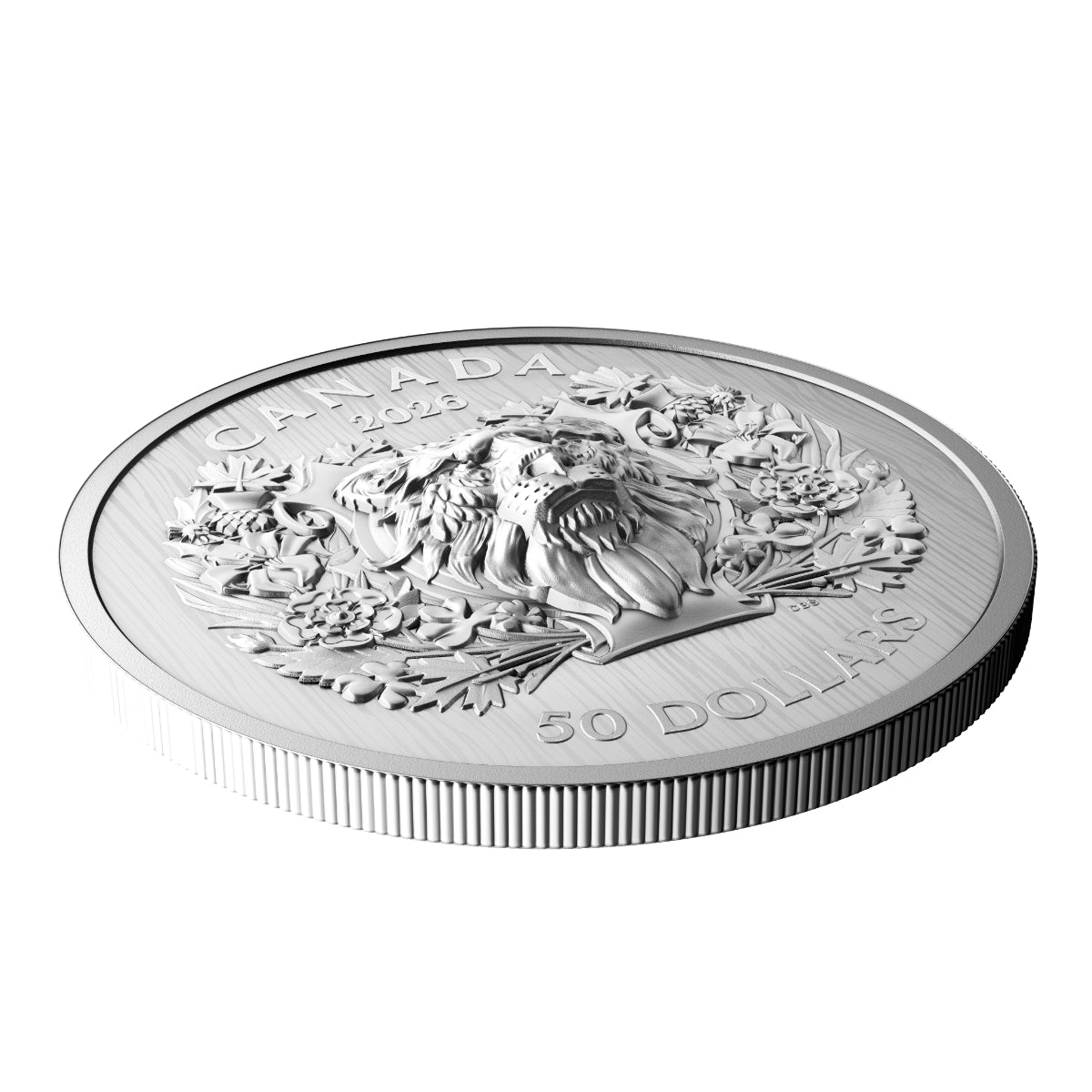 2026 $50 Heraldic Lion - Pure Silver Coin