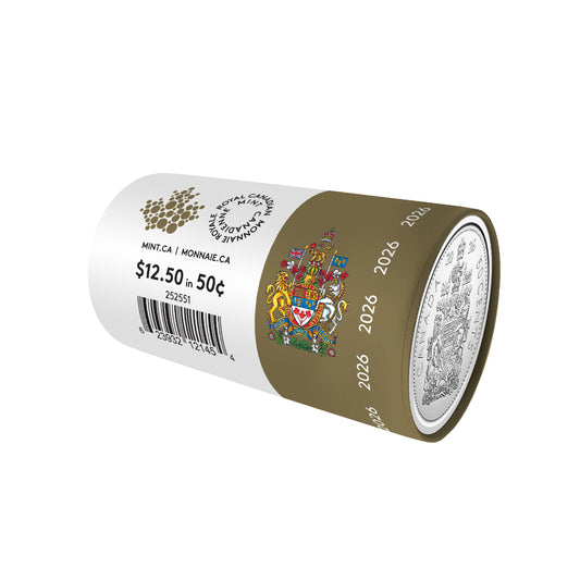 2026 50 Cent Special Wrap Circulation Roll