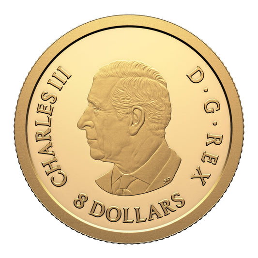 2026 $8 Lucky Dragon - Pure Gold Coin