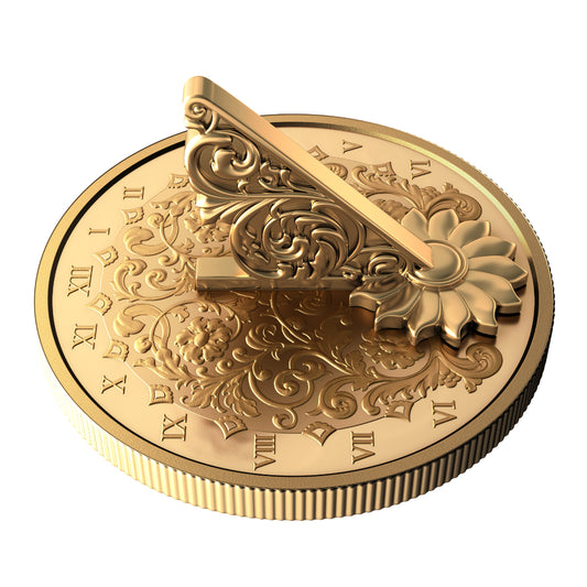 2025 $20 The Gilded Sundial - Pure Silver Coin