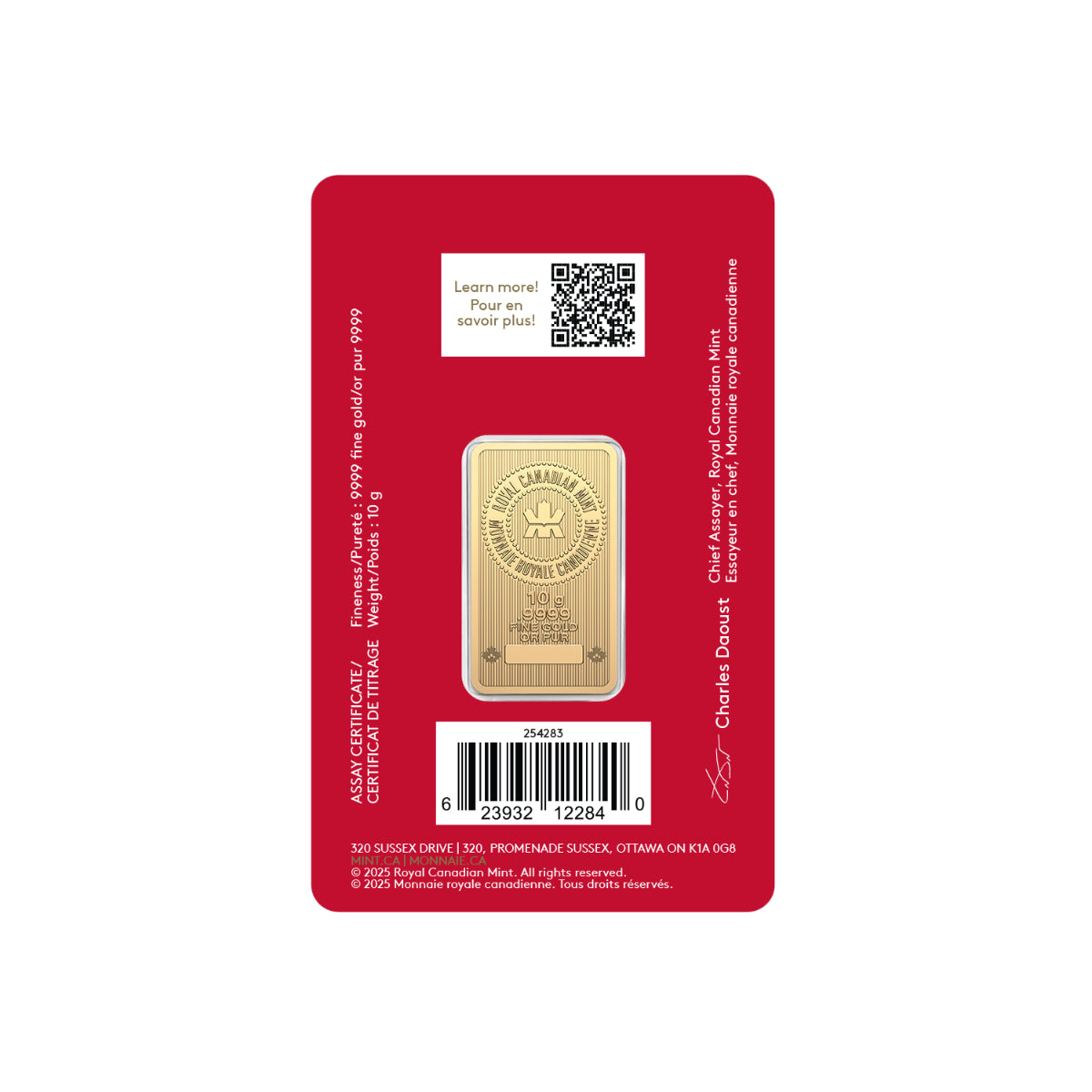 2026 Lunar Year of the Horse - 10g Pure Gold Coin