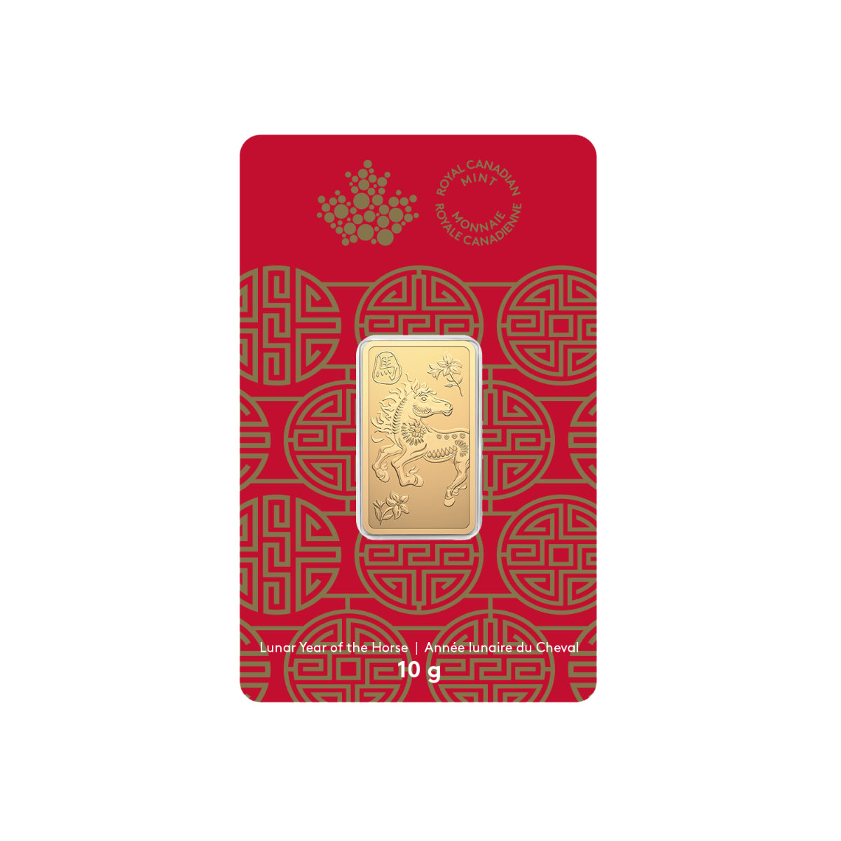 2026 Lunar Year of the Horse - 10g Pure Gold Coin