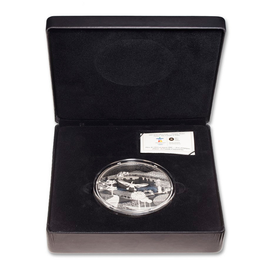 2009 $250 Vancouver 2010 Olympic Winter Games: The Canada of Today - Pure Silver Kilo Coin
