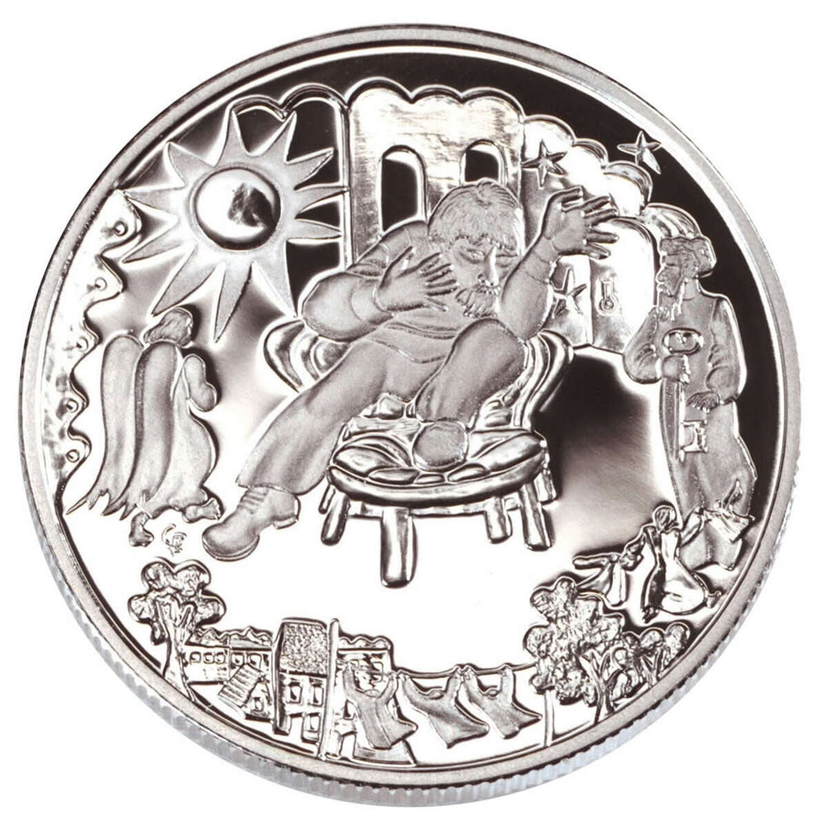 2002 50c Canada's Folklore & Legends: The Shoemaker in Heaven - Sterling Silver Coin
