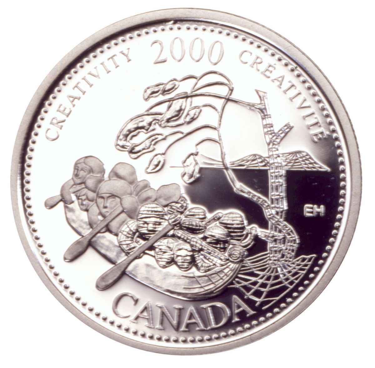 2000 25c Millennium Commemorative 12-Coin Sterling Silver Set
