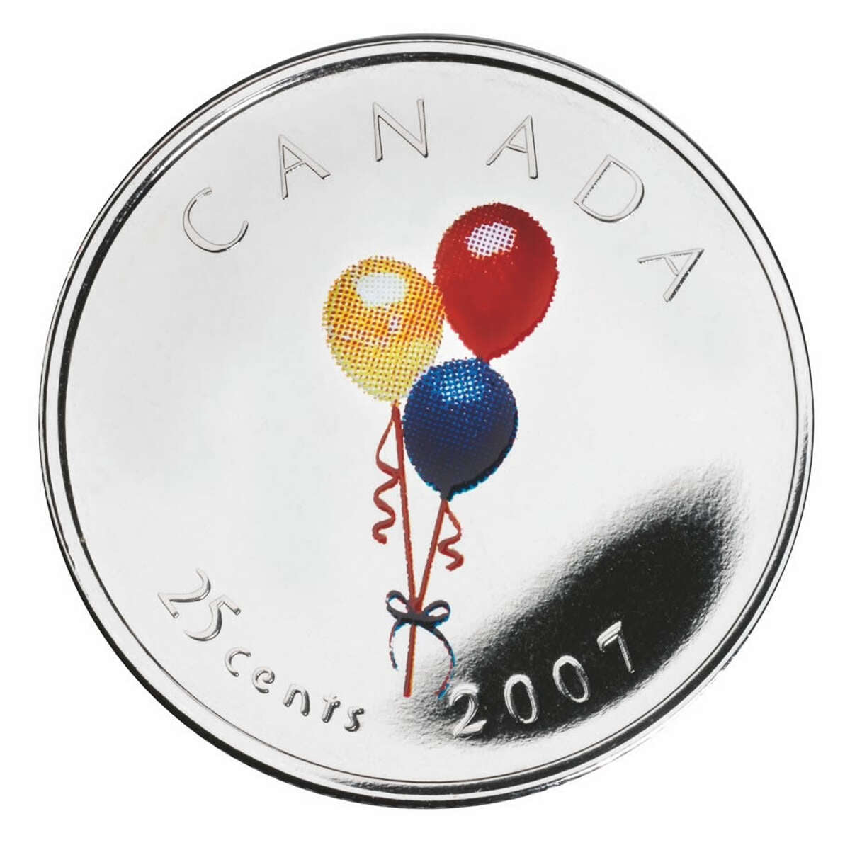 2007 Birthday Gift Set with Coloured 25-cent