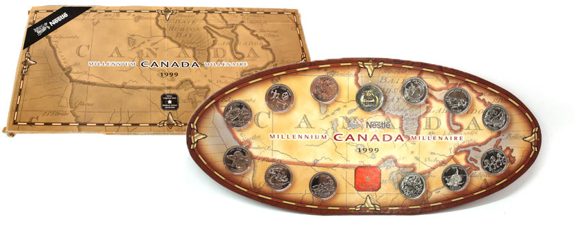 1999 25c Millennium Commemorative Set - Nestle Uncirculated Coins