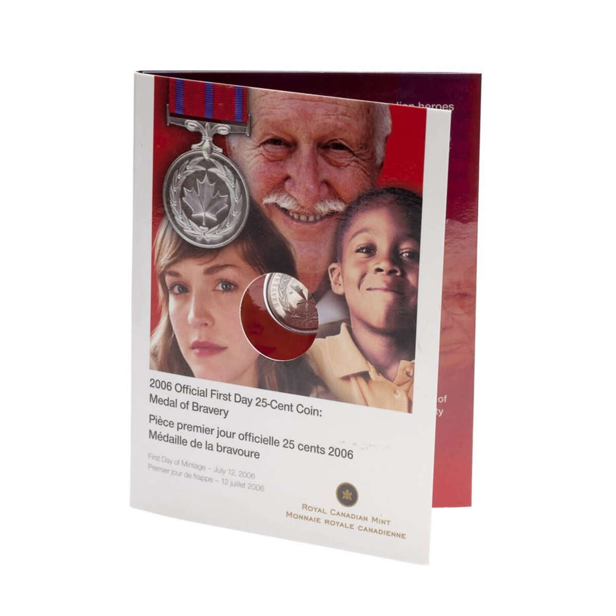 2006 25c Official First Day: Medal of Bravery