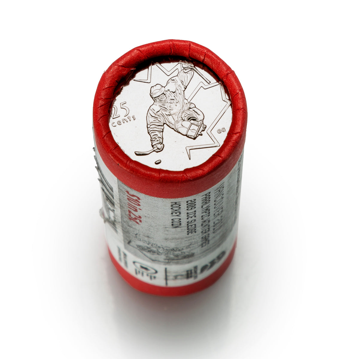 2009 25 Cent Vancouver Paralympic Winter Games - Ice Sledge Coin-Roll