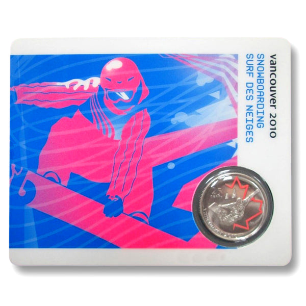 2008 25 Cent Vancouver 2010 Snowboarding - Olympic Sports Card
